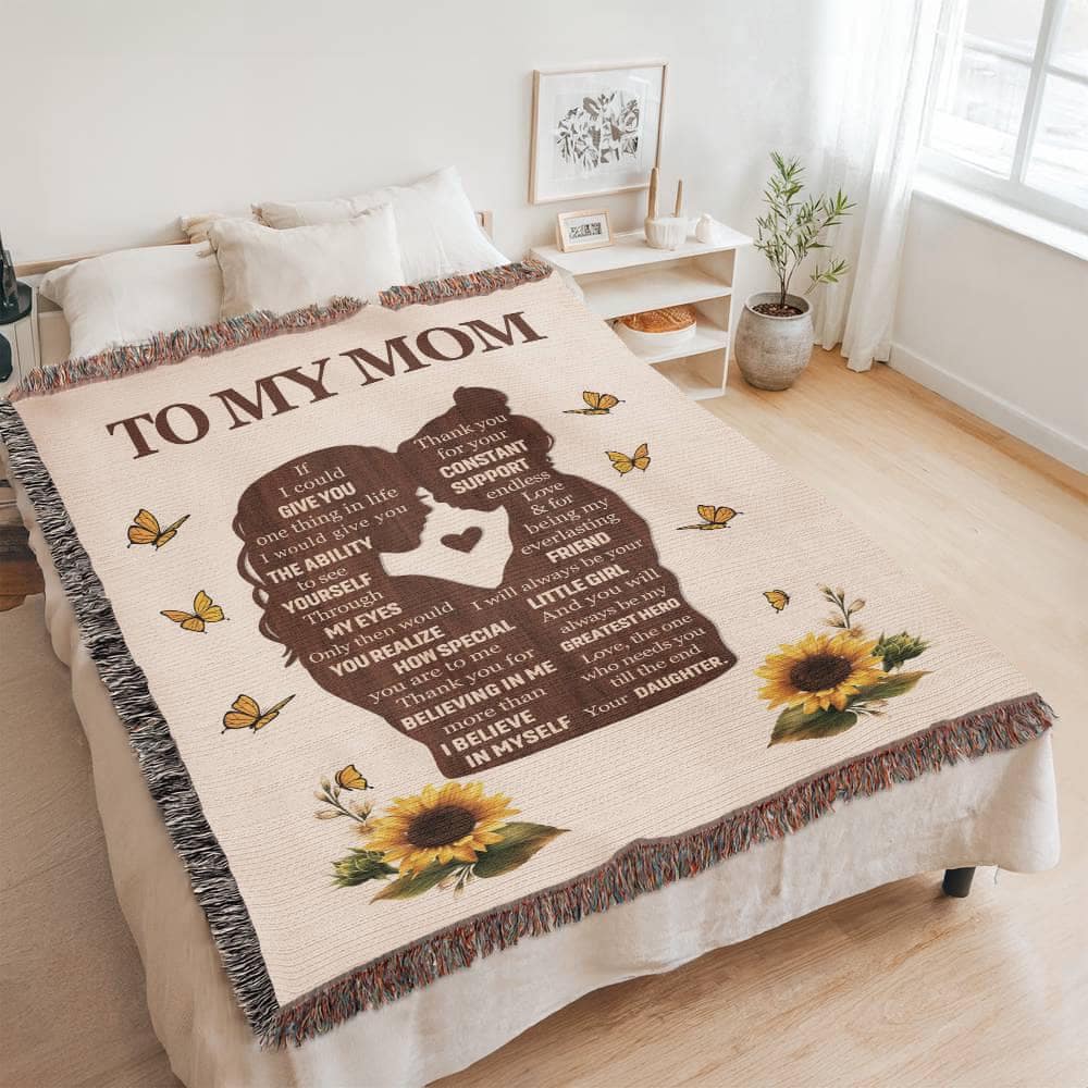 To My Mom Personalized Blanket Gift – Mother Day Gifts – view 4