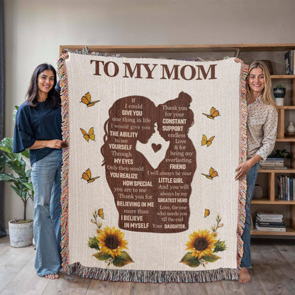 To My Mom Personalized Blanket Gift – Mother Day Gifts – view 5