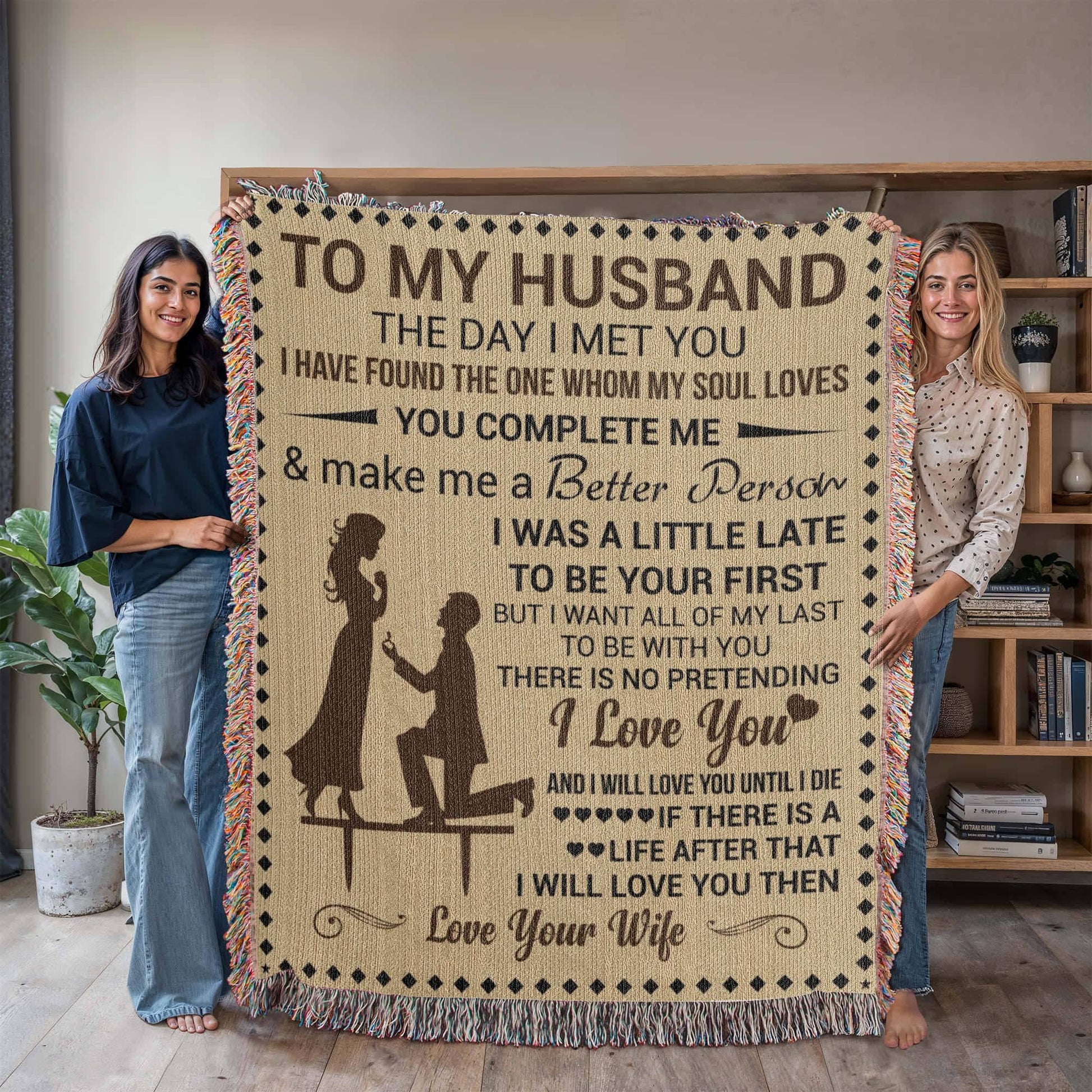 To My Husband Personalized Blanket Gift – Christmas Gift for Husband – view 8