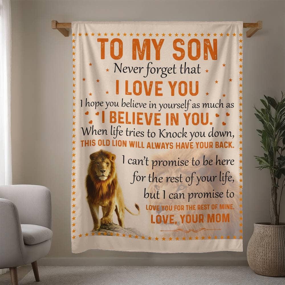 To My Son Blanket from Mom – Birthday Gift for Son – view 3
