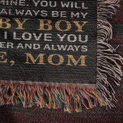 To My Son Personalized Blanket – Son Gift from Mom – view 9