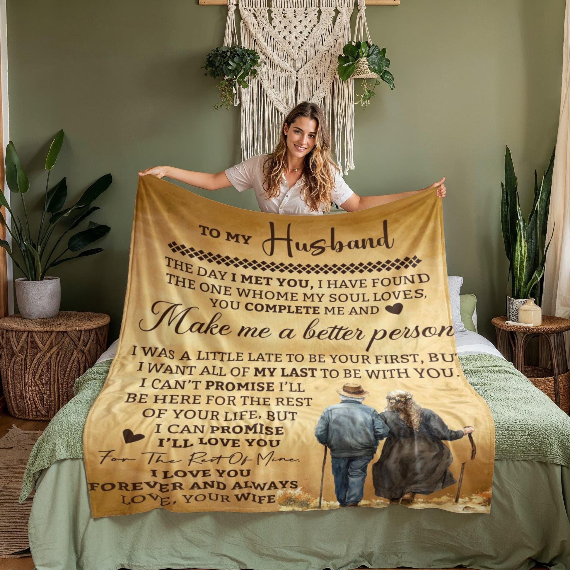 Personalized To My Husband Blanket Gift – Christmas Gift for Husband – view 8
