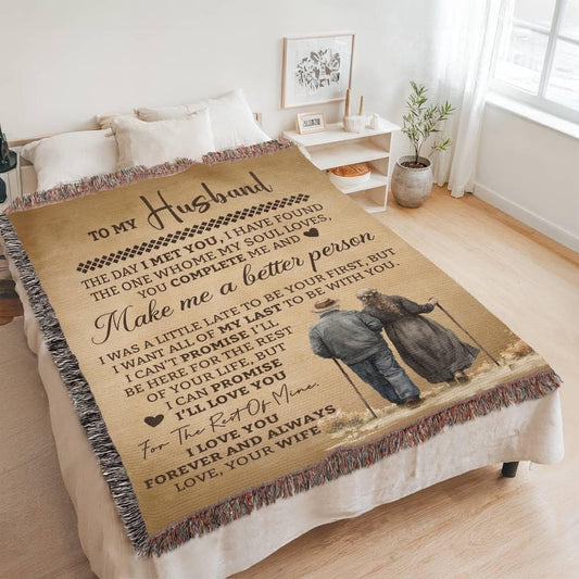 Personalized To My Husband Blanket Gift – Christmas Gift for Husband – view 2