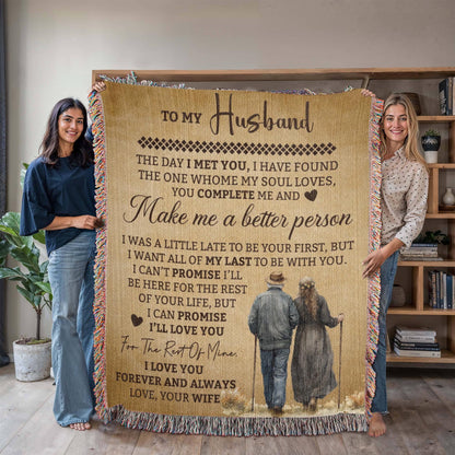 Personalized To My Husband Blanket Gift – Christmas Gift for Husband – view 4