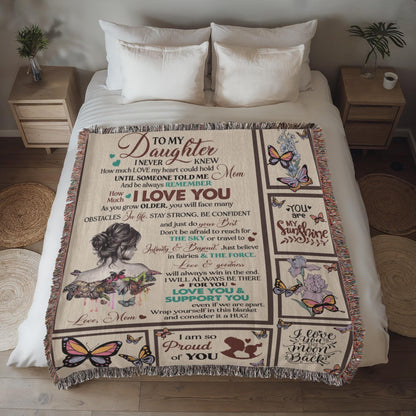 Personalized Daughter Blanket from Mom or Dad – Daughter Graduation – view 7