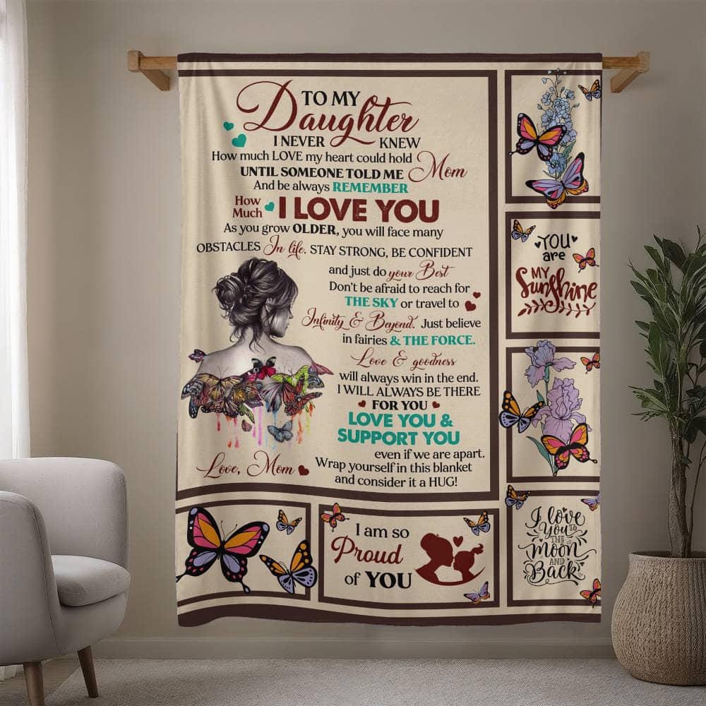 Personalized Daughter Blanket from Mom or Dad – Daughter Graduation – view 5