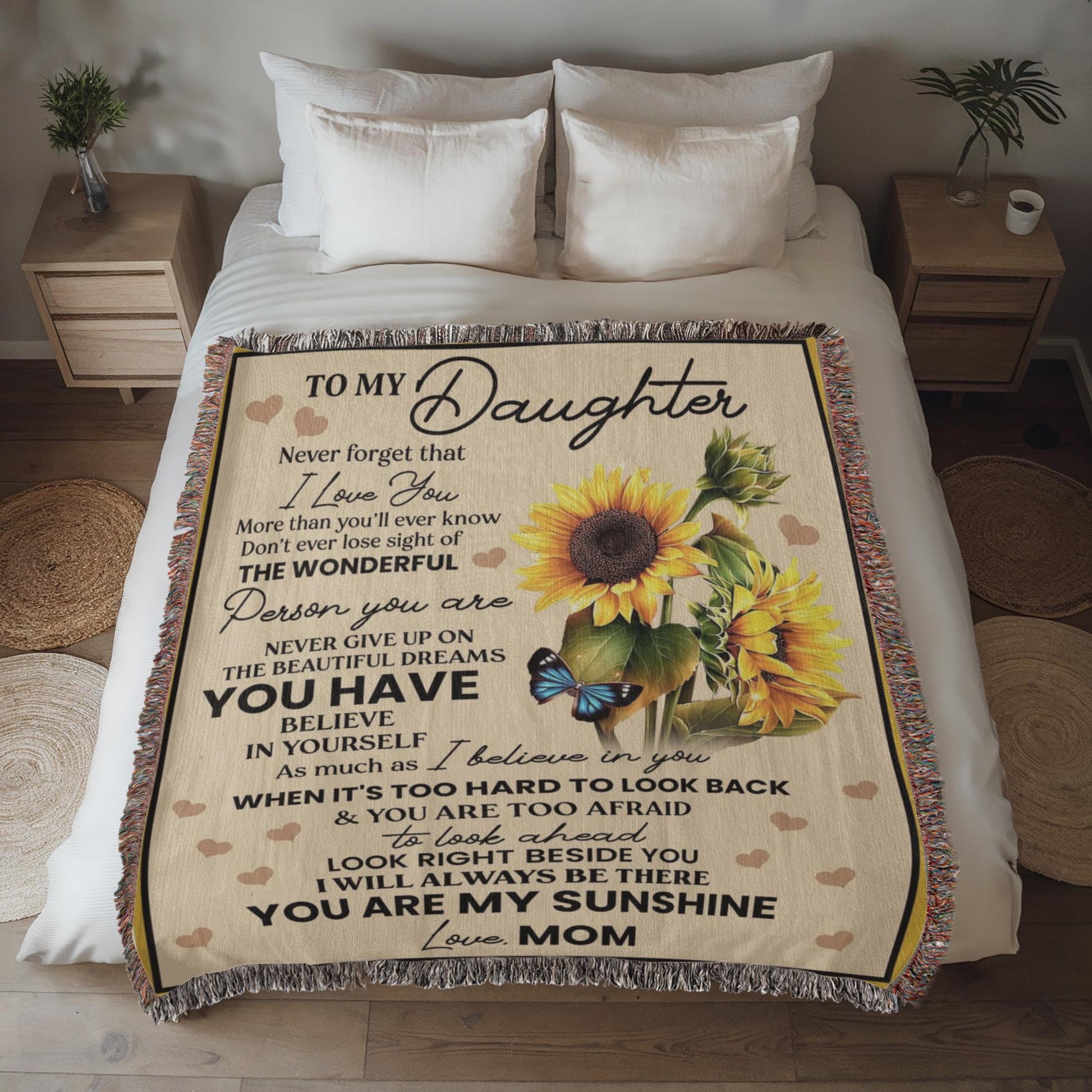Personalized Daughter Blanket Gift – Gift from Mom To Daughter – view 7