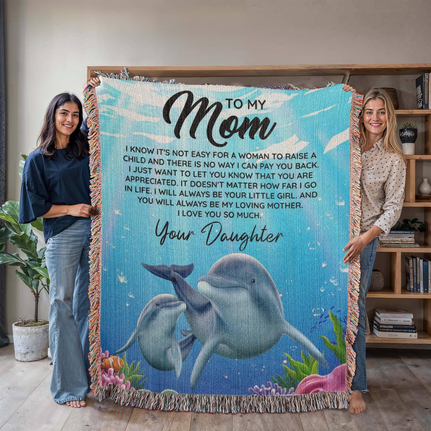 To My Mom Personalized Blanket Gift – Mother Day Gift – view 5