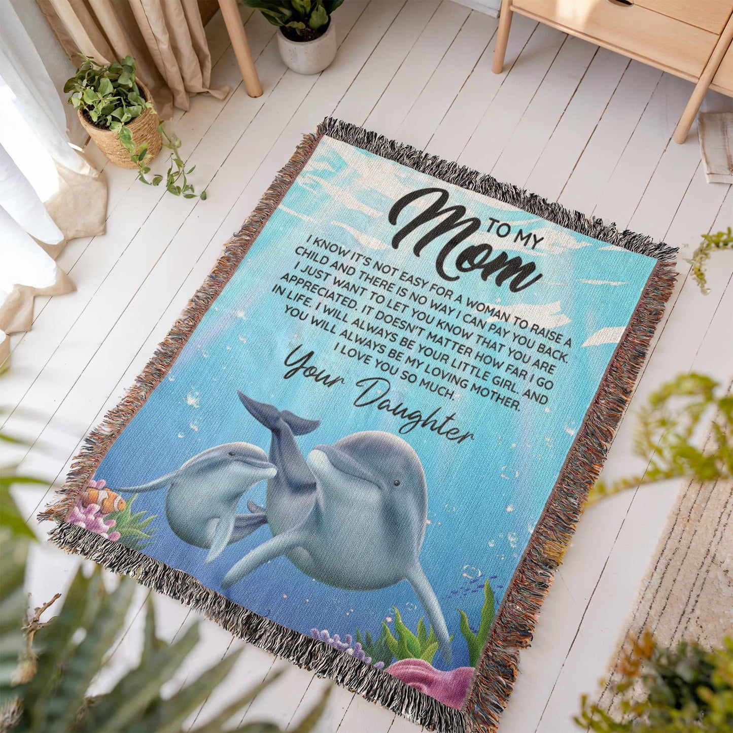 To My Mom Personalized Blanket Gift – Mother Day Gift – view 9