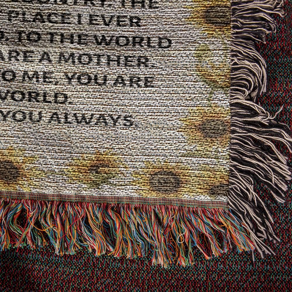 Mom Personalized Sunflower Blanket Gift – Mother Day Gifts – view 7