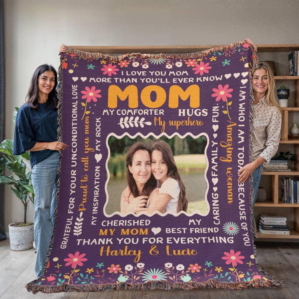Mom Personalized Blanket Gift – Mother Day Gifts – view 10
