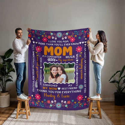 Mom Personalized Blanket Gift – Mother Day Gifts – view 9
