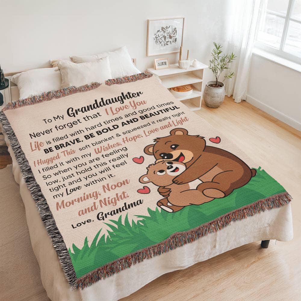 Personalized Granddaughter Blanket Gift from Grandma – view 5