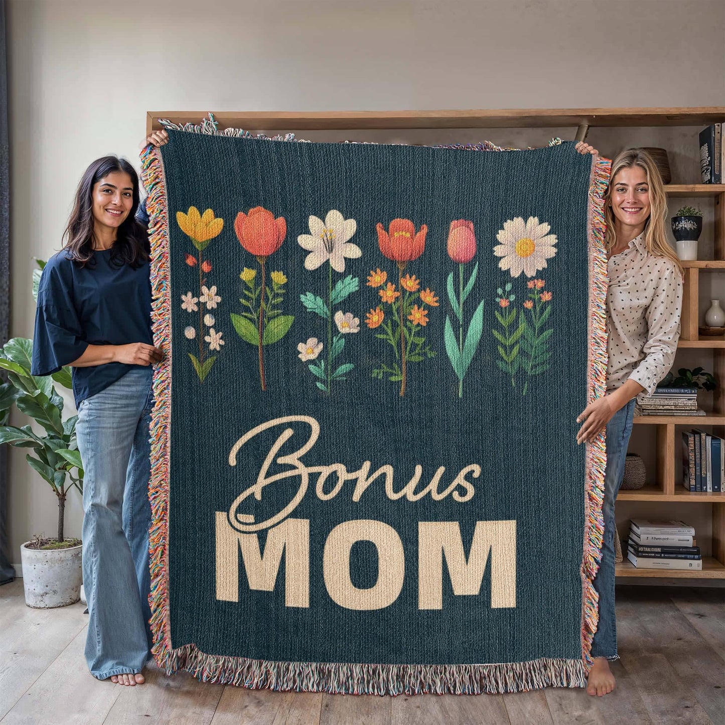 Personalized Bonus Mom Blanket – Gift for Stepmom – view 8