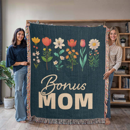 Personalized Bonus Mom Blanket – Gift for Stepmom – view 8