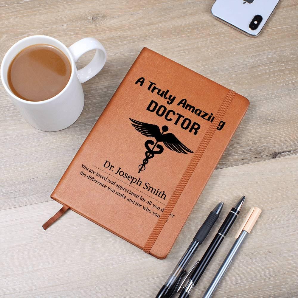 Gift for Doctor Personalized Journal – New Doctor Gifts – view 5
