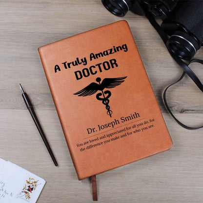 Gift for Doctor Personalized Journal – New Doctor Gifts – view 7