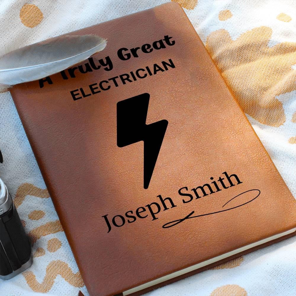 Electrician Gift Personalized Journal – Electrical Engineer – view 5