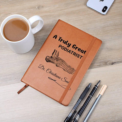 Podiatrist Gift Personalized Journal – Gift for Foot Doctor – view 6