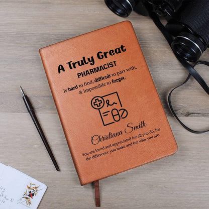 Pharmacist Gift Personalized Journal – Pharmacy Tech – view 9