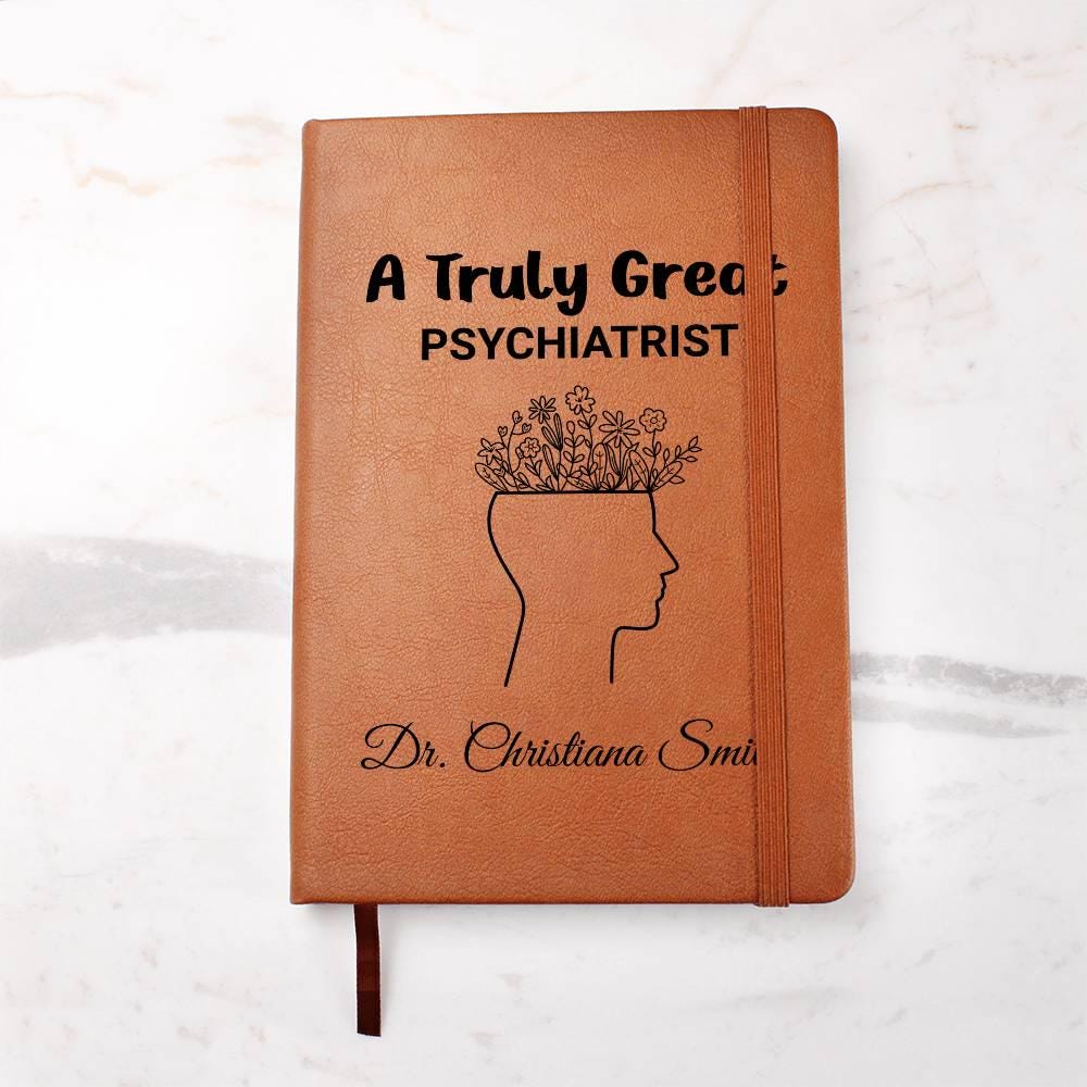 Psychiatrist Gift Personalized Journal – Psychology Student Grad – view 5