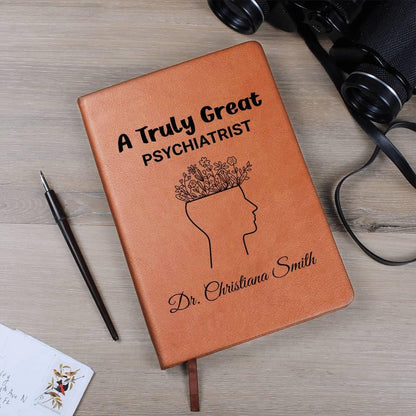 Psychiatrist Gift Personalized Journal – Psychology Student Grad – view 2