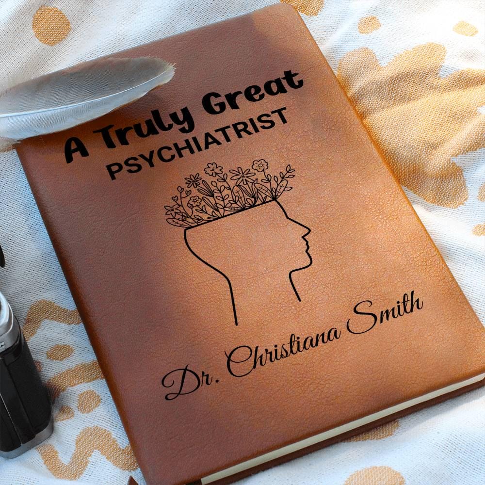 Psychiatrist Gift Personalized Journal – Psychology Student Grad