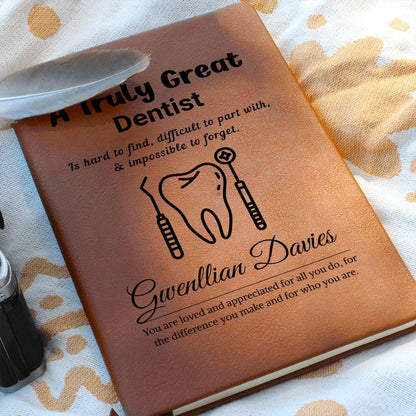Dentist Gift Personalized Journal – Dental Gifts