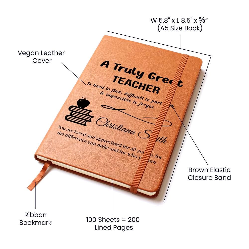 Teacher Gift Personalized Journal – Gifts for Teacher – view 4