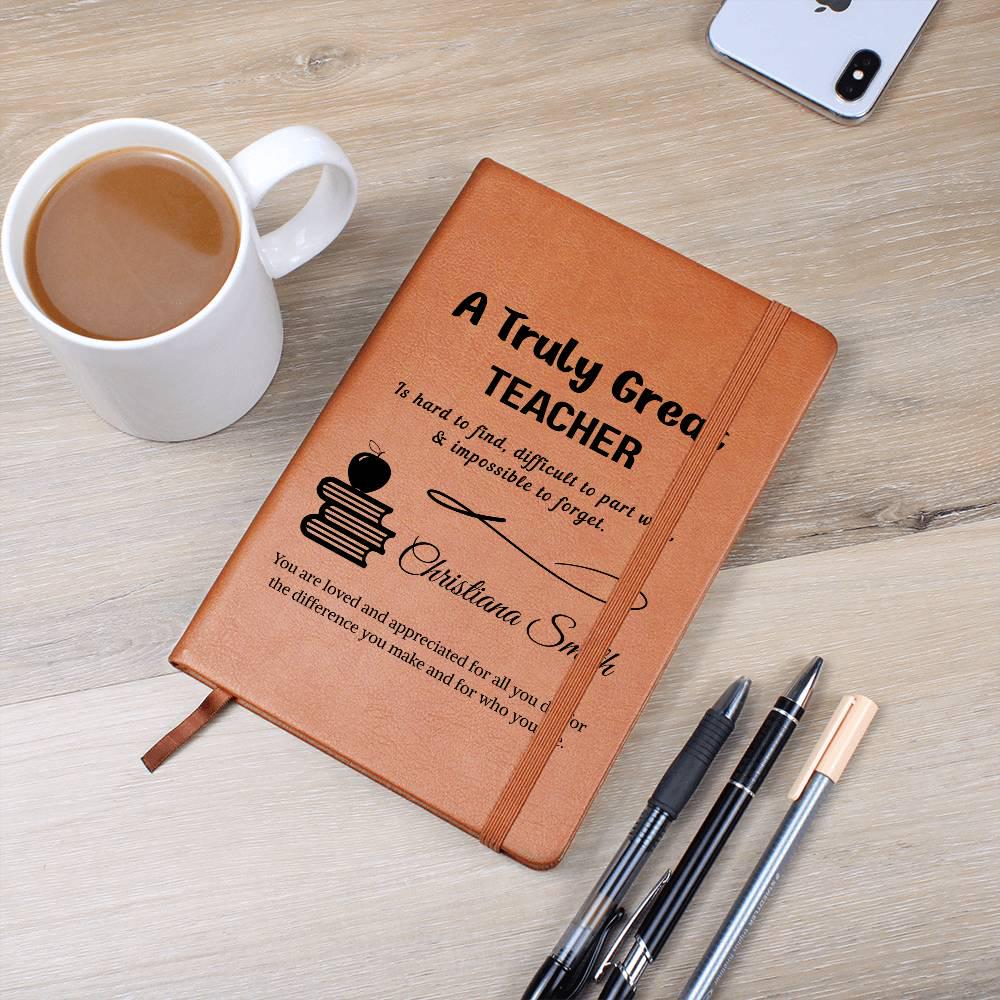 Teacher Gift Personalized Journal – Gifts for Teacher – view 2