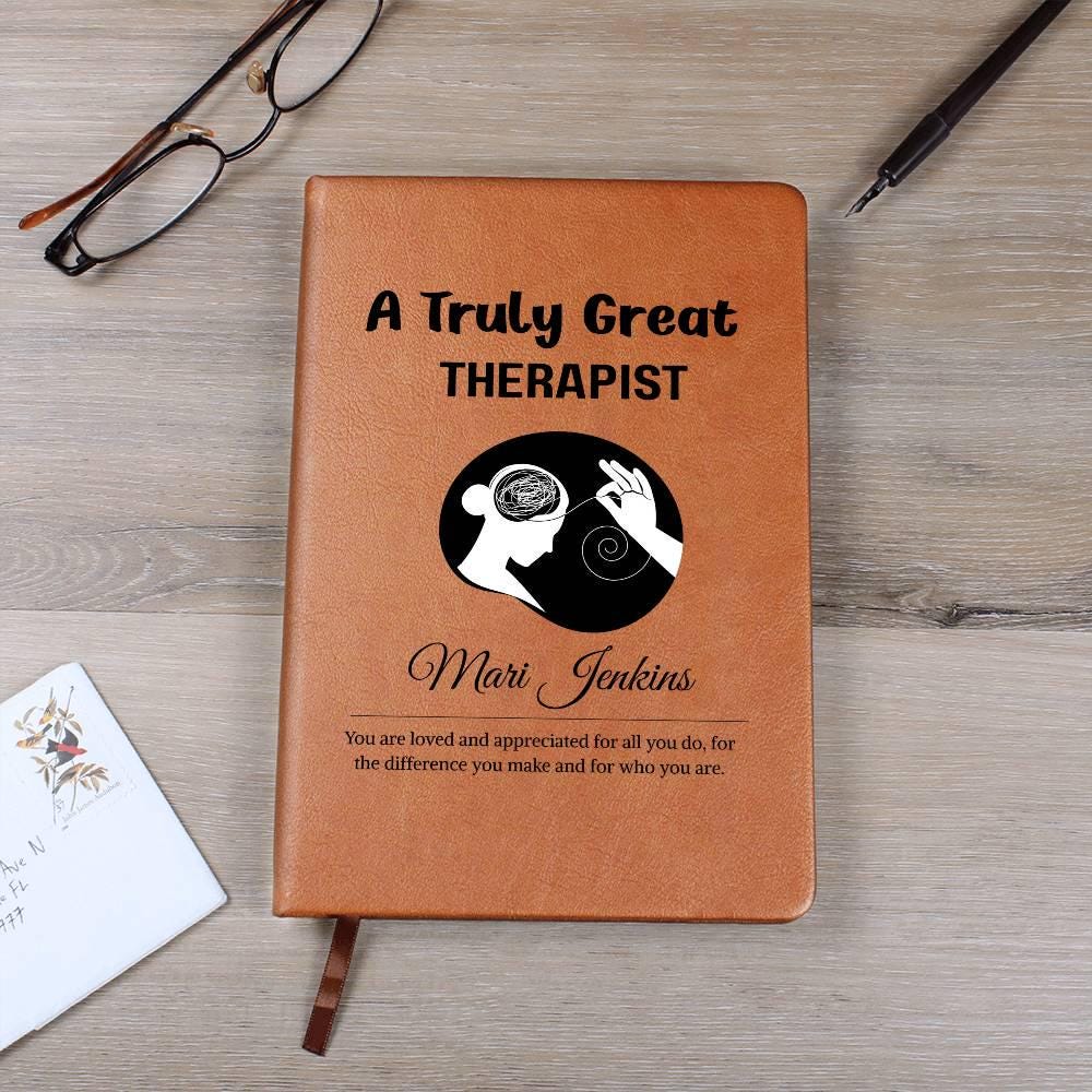 Therapist Gift Personalized Journal – Counseling Gift – view 8