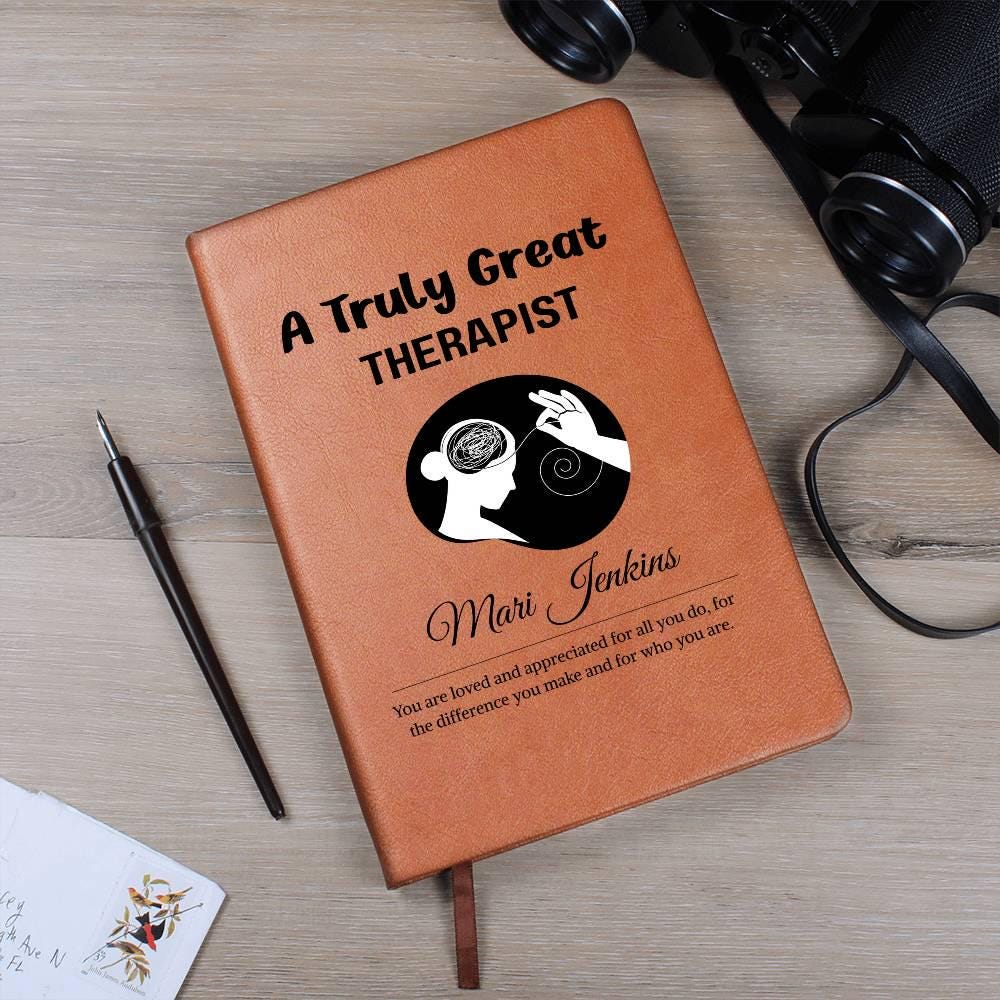 Therapist Gift Personalized Journal – Counseling Gift – view 6