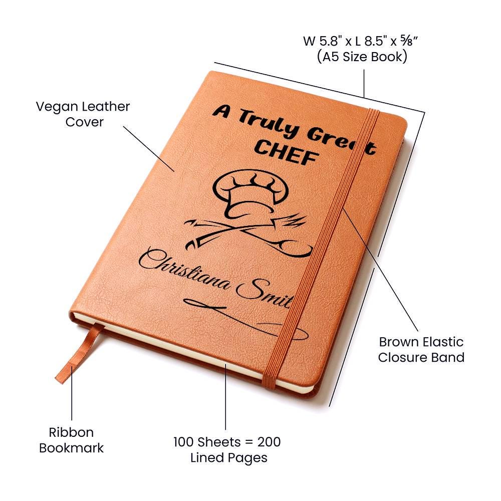 Chef Gift Personalized Journal – Unique Gift for Chef – view 4