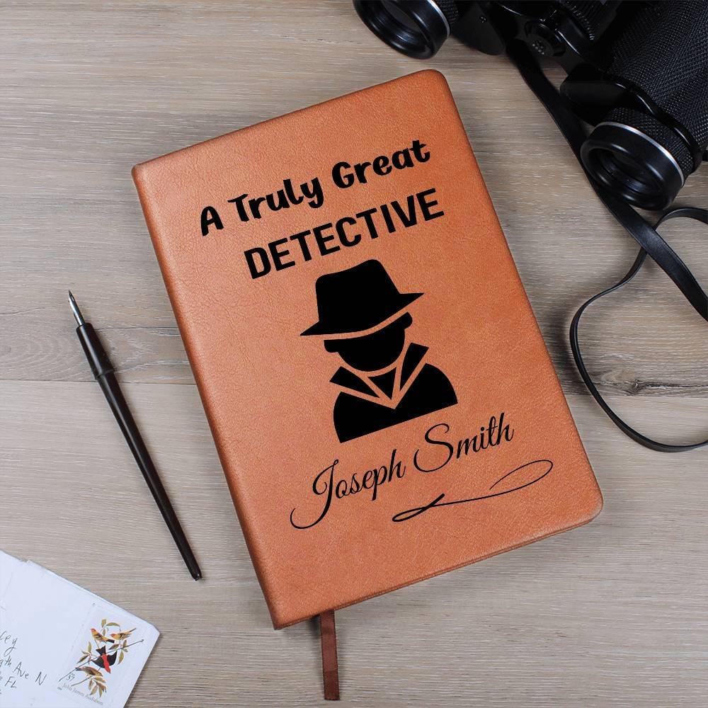 Detective Gift Personalized Journal – Gift for Private Investigator – view 7