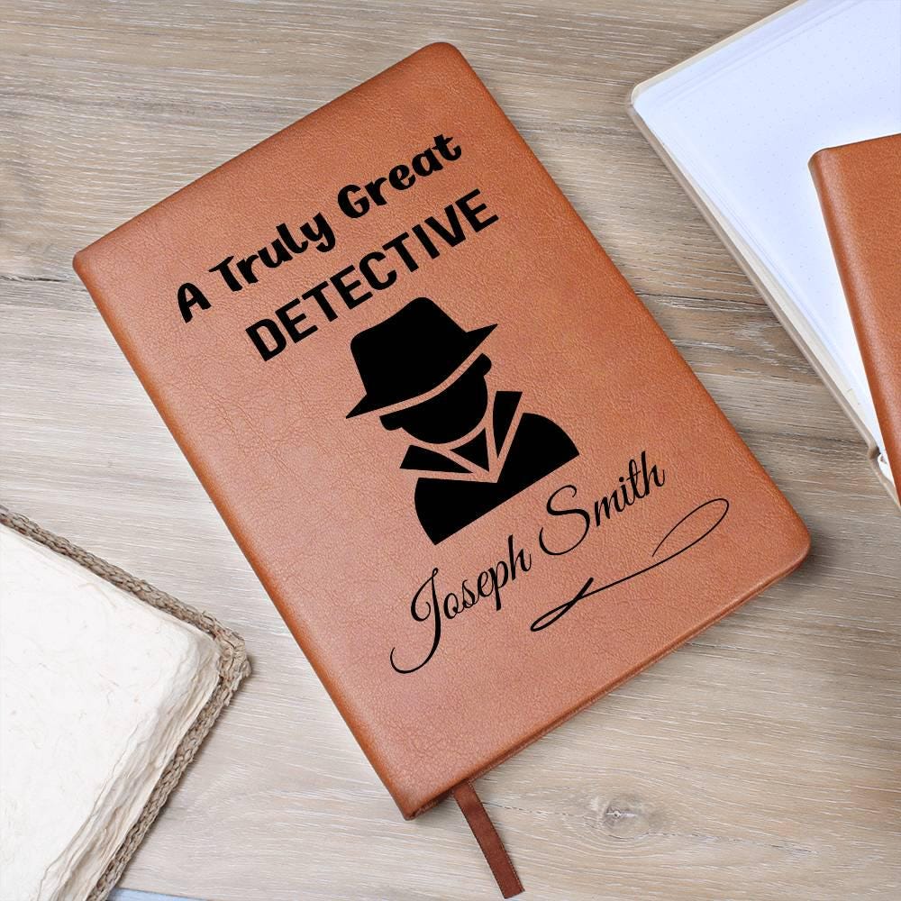 Detective Gift Personalized Journal – Gift for Private Investigator – view 4
