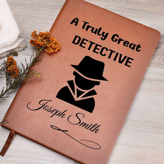 Detective Gift Personalized Journal – Gift for Private Investigator