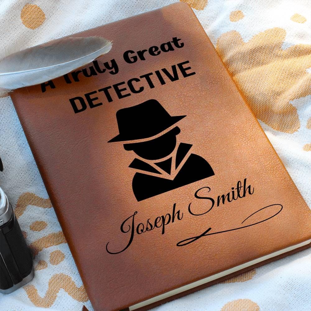 Detective Gift Personalized Journal – Gift for Private Investigator – view 6