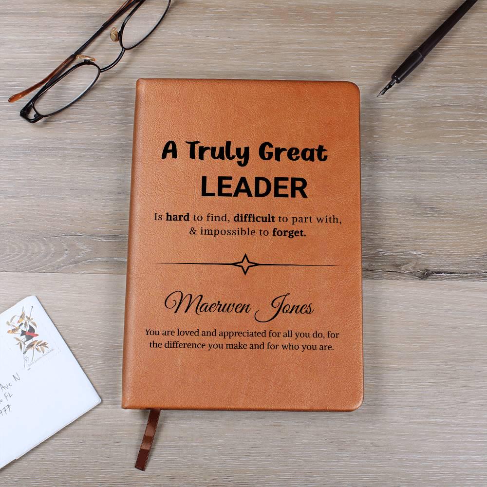 Leader Gift Personalized Journal – Gift for Coach – view 8