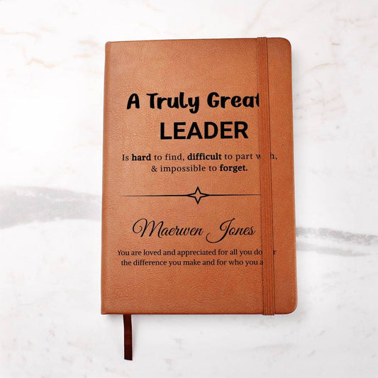 Leader Gift Personalized Journal – Gift for Coach – view 2