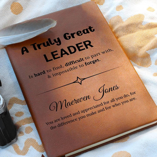 Leader Gift Personalized Journal – Gift for Coach