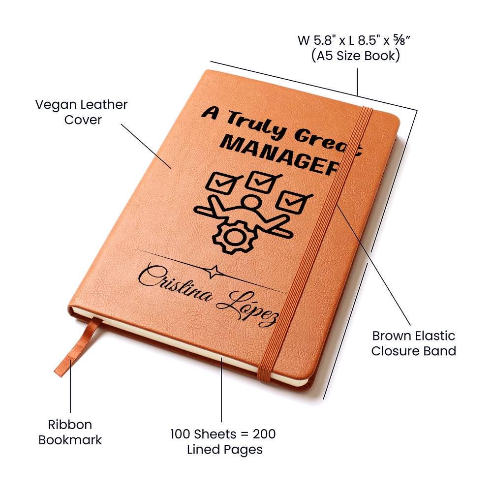 Manager Gift Personalized Journal – Gift for Boss – view 4