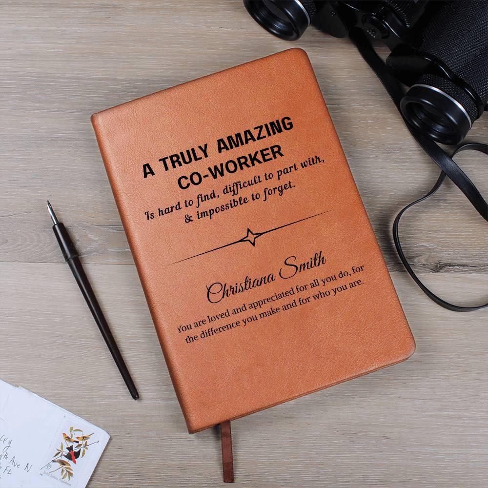 Coworker Gift Personalized Journal – Gift for Work Bestie – view 7