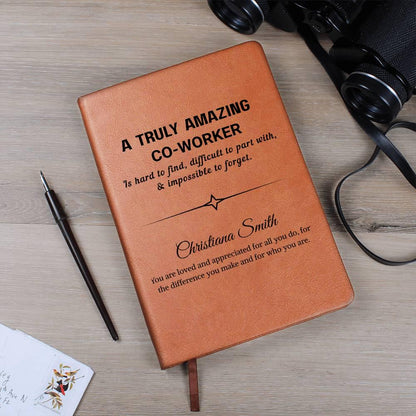 Coworker Gift Personalized Journal – Gift for Work Bestie – view 7