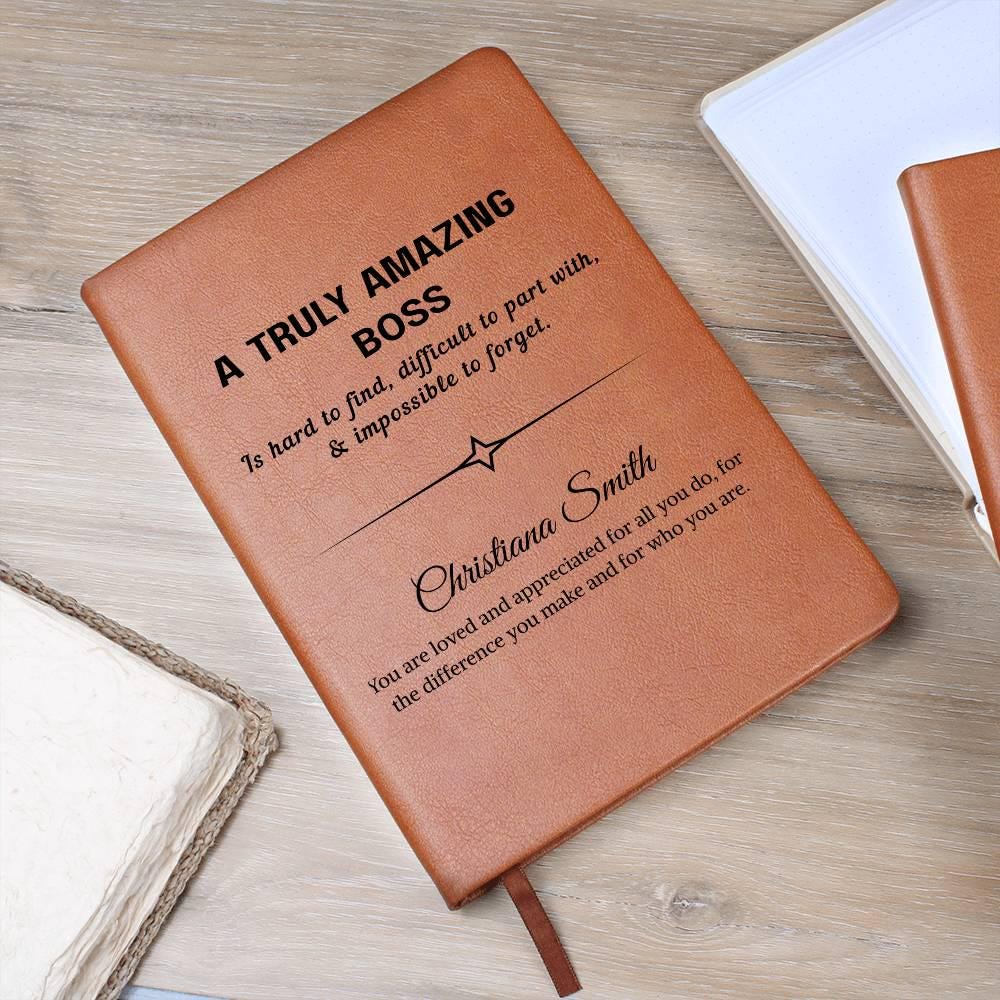 Boss Gift Personalized Journal – Gift for Boss Appreciation – view 8