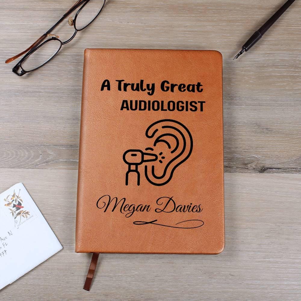 Audiologist Gift Personalized Journal – Gift for Audiology Doctor – view 10
