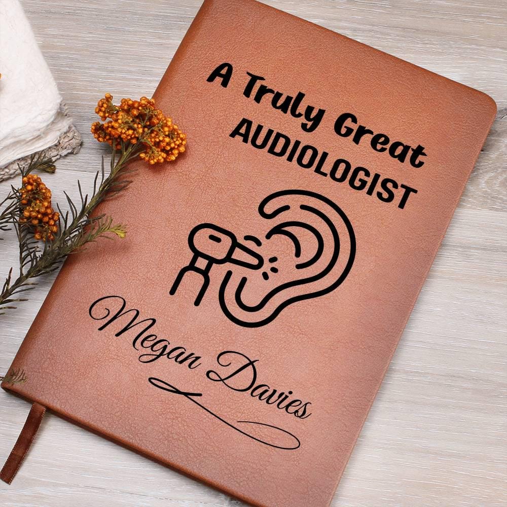 Audiologist Gift Personalized Journal – Gift for Audiology Doctor