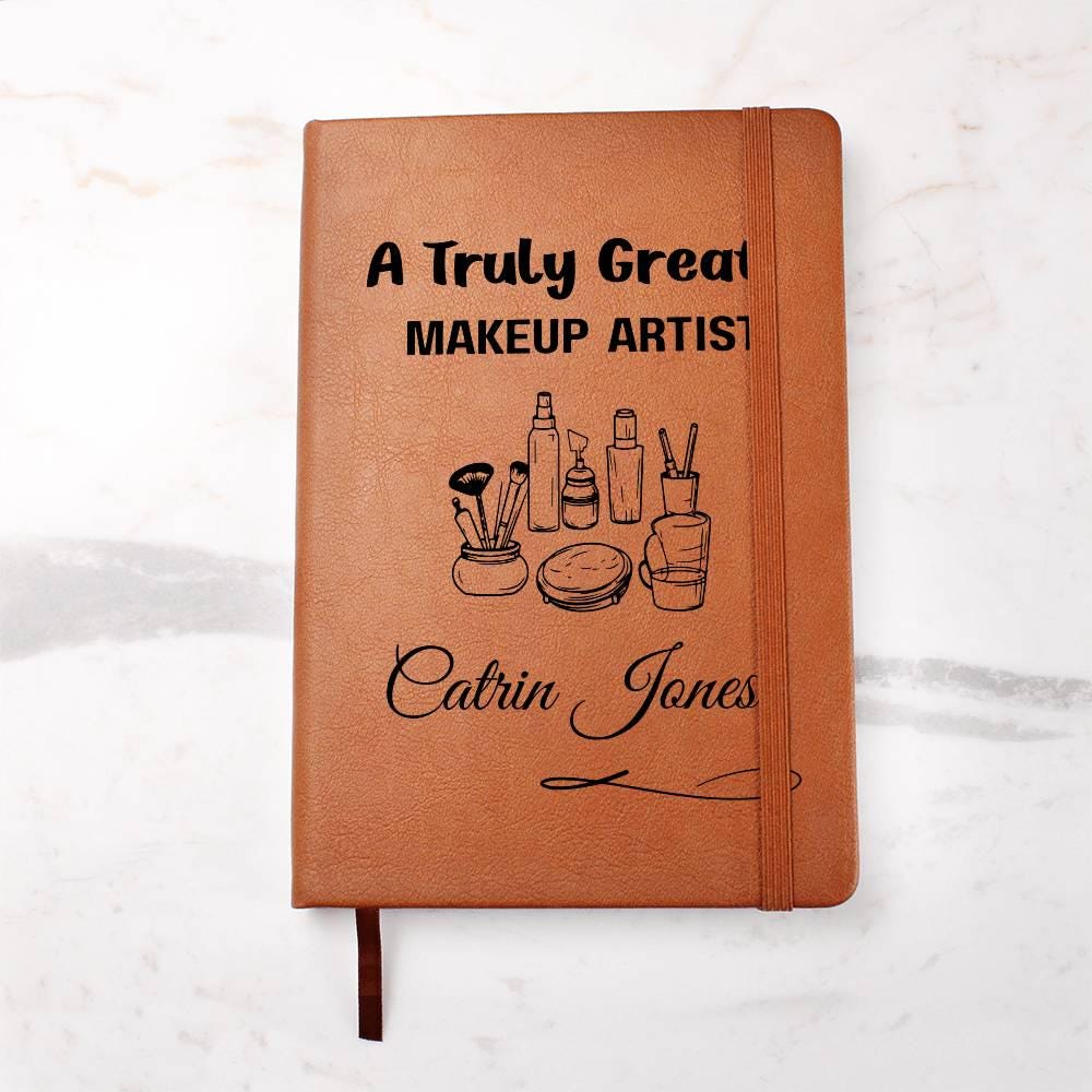 Makeup Artist Gift Personalized Journal – view 2