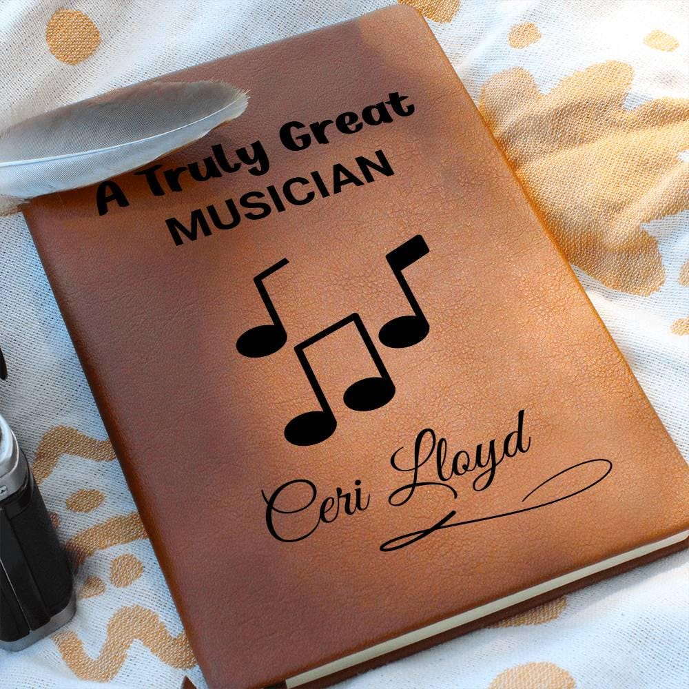 Musician Gift Personalized Journal – Band Member Gift – view 5
