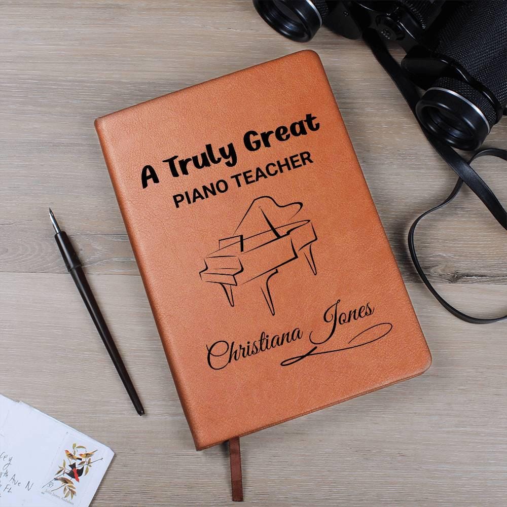 Piano Teacher Gift Personalized Journal – Gift for Piano Instructor – view 7