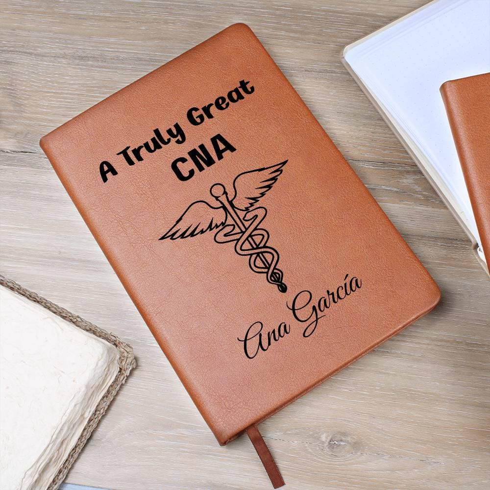 CNA Gift Personalized Journal – Gift for CNA Nurse – view 7